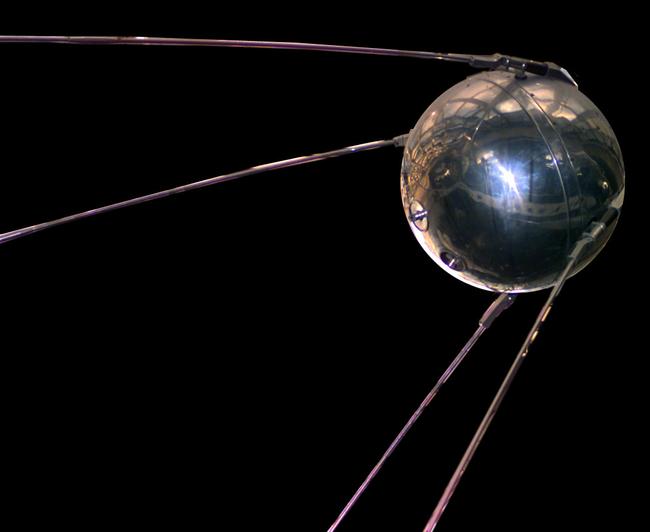 图3 - 人类第一颗人造卫星“斯普特尼克1号”（图片来源：NASA）