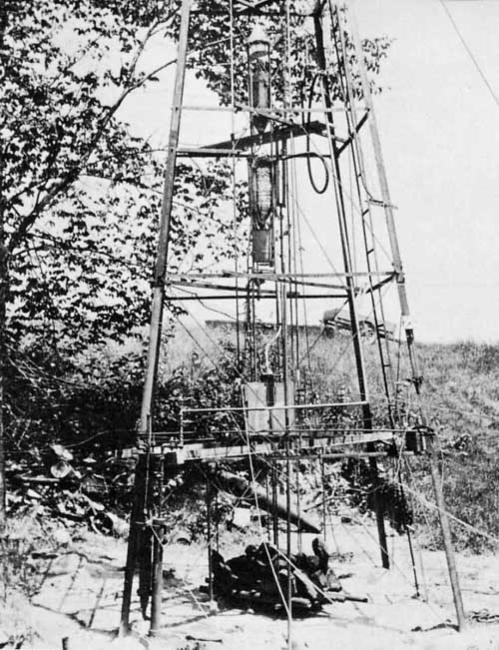 图6 - 戈达德1929年研制的火箭（图片来源：amuseum.cdstm.cn）
