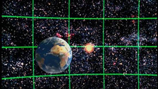 宇宙微波背景辐射在整个夜空几乎均匀地分布，各个方向都是一样的，温度都是大约2.725K，仅比绝对零度高出一点点